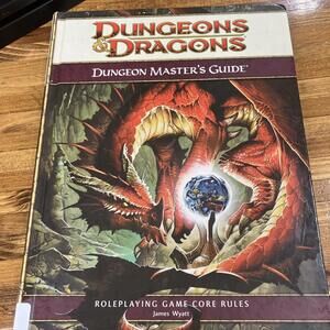 Dungeons & Dragons 4E Dungeon Master's Guide 4th Edition Hardcover James Wyatt